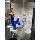 4 ASSORTED FIGURES INC ROYAL DOULTON NAOMI LAUREN PRETTY LADIES ETC