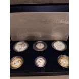 ROYAL MINT UK SILVER PROOF COLLECTION IN CASE WITH ORIGINAL PRESENTATION CASE