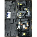 XTREME IMPACT DRILL TOGETHER WITH COUGAR 3 PIECE SET INCLUDES DRILL SANDER AND JIGSAW
