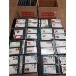 1983-2015 FIRST DAY COVERS COLLECTION HOUSED IN 15 DOUBLE ALBUMS CONTAINING A RUN THROUGH OF OVER