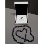 BOXED SWAROVSKI BEADED NECKLACE