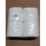 HIGHLY SOUGHT AFTER PACK OF 4 LOVELY WHITE TOILET ROLLS