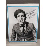 NORMAN WISDOM ENGLISH ACTOR AND COMEDIAN 1915-2010 SUPERB SIGNED PHOTO