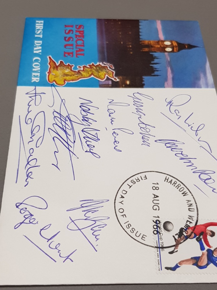 1996 WORLD CUP WINNERS FIRST DAY COVER SIGNED BY 9 OF THE WINNING TEAM - Image 2 of 2