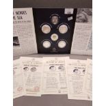 THE QUIET HEROES OF THE SEA SILVER COIN SET WITH CERTIFICATES OF AUTHENTICITY
