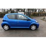 2009 TOYOTA AYGO 1.0 VVT-I BLUE 5 DOOR MANUAL PETROL 1 FORMER KEEPER FULL SERVICE HISTORY MOT'D