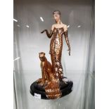 LIMITED EDITION HOUSE OF ERTE FIGURED ORNAMENT NAMED OCELOT