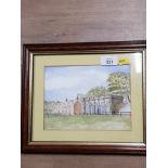 FRAMED WATERCOLOUR SIGNED BY H S CLARK