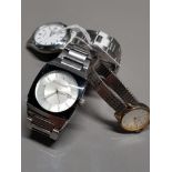 3 WRISTWATCHES SEIKO AND FRED BENNETT CALENDAR WRISTWATCH PLUS LADIES LIMIT WATCH