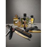 VINTAGE MENS RAZORS AND AFTERSHAVES