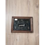 FRAMED ROLLS ROYCE ADVERTISEMENT MIRROR