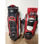 A DUNLOP GOLF BAG TOGETHER WITH ONE OTHER