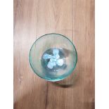 CAITHNESS STUDIO GLASS PEDESTAL BOWL