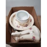 LARGE TOILET JUG AND BASIN ETC