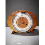 WOOD MANTLE CLOCK