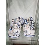6 BLUE AND WHITE IVO FIGURES