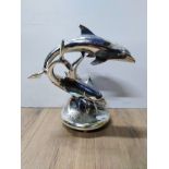 LARGE ITALIAN DOLPHIN ORNAMENT SCULPTED BY OTTAVIANI