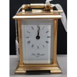 BRASS BLANDFORD CARRIAGE CLOCK