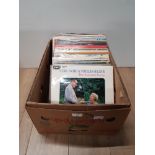 A BOX OF ASSORTED LP RECORDS