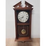 LONDON KNIGHT GIBBINS OAK WALL HANGING CLOCK