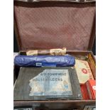 VINTAGE RODNEY BRIEFCASE CONTAINING VINTAGE FIRST AID EQUIPMENT