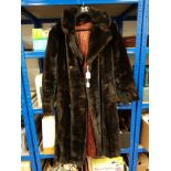 LADIES ASTRAKA FAUX FUR COAT