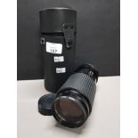 HOYA JAPANESE ZOOM LENS WITH ORIGINAL CARRY CASE