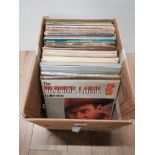 A BOX OF ASSORTED LP RECORDS