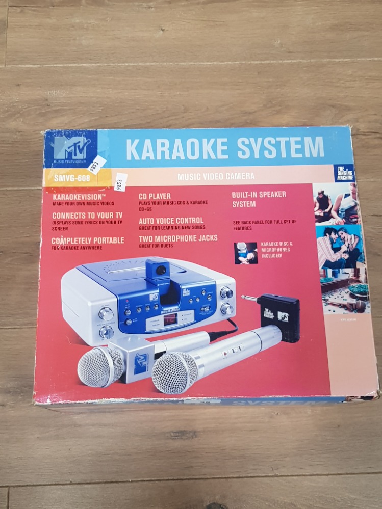 BOXED KARAOKE SYSTEM SMVG-608