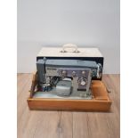 VINTAGE NEW HOME SEWING MACHINE IN ORIGINAL CASE