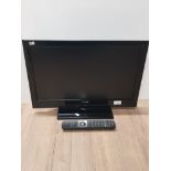 22 INCH LUXOR TV WITH REMOTE