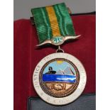 HALLMARKED SILVER R.A.O.B JUSTICE TRUTH PHILANTHROPY MEDAL IN ORIGINAL PRESENTATION POUCH