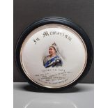 IN MEMORIAM QUEEN VICTORIA POT LID