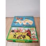 2 BOXED VINTAGE WADDINGTONS BOARD GAMES INC TOTOPOLY AND THE INTERNATIONAL TRAVEL GAME