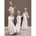 4 NAO BY LLADRO GIRL ORNAMENTS SAS