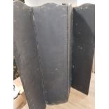 OLD STUDDED 4 WAY FOLDING SCREEN