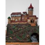 HAND MADE AND PAINTED MODEL CASTLE