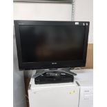 TOSHIBA 32 INCH TV AND DVD PLAYER WITH REMOTES