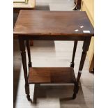 RECTANGULAR TOPPED 2 TIER OCCASIONAL TABLE