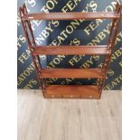 VICTORIAN STYLE PLATE CHINA RACK SOLID MAHOGANY