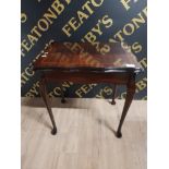 MAHOGANY SIDE TABLE