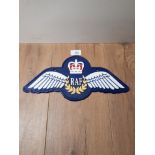 LARGE RAF CAST WALL PLATE
