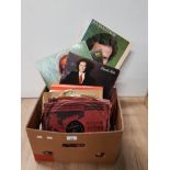 A BOX OF MISCELLANEOUS LP RECORDS INC JACK JONES TOGETHER ETC