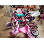 4 ASSORTED KIDS BIKES