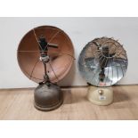 VINTAGE TILLEY HEATER LAMP TOGETHER WITH BIALADDIN BOWL FIRE HEATER LAMP