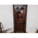 OLD CHARM CORNER DISPLAY CABINET