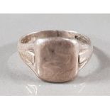 SILVER SIGNET RING SIZE U WEIGHT 5G