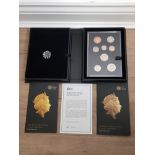 THE ROYAL MINT 2015 UNITED KINGDOM DEFINITIVE COIN PROOF SET WITH CERTIFICATE OF AUTHENTICITY