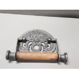 CAST METAL ST PANCRAS FIXTURE TOILET ROLL HOLDER