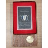 USA 1971 EISENHOWER PROOF 1 DOLLAR COIN CASED IN ORIGINAL BOX